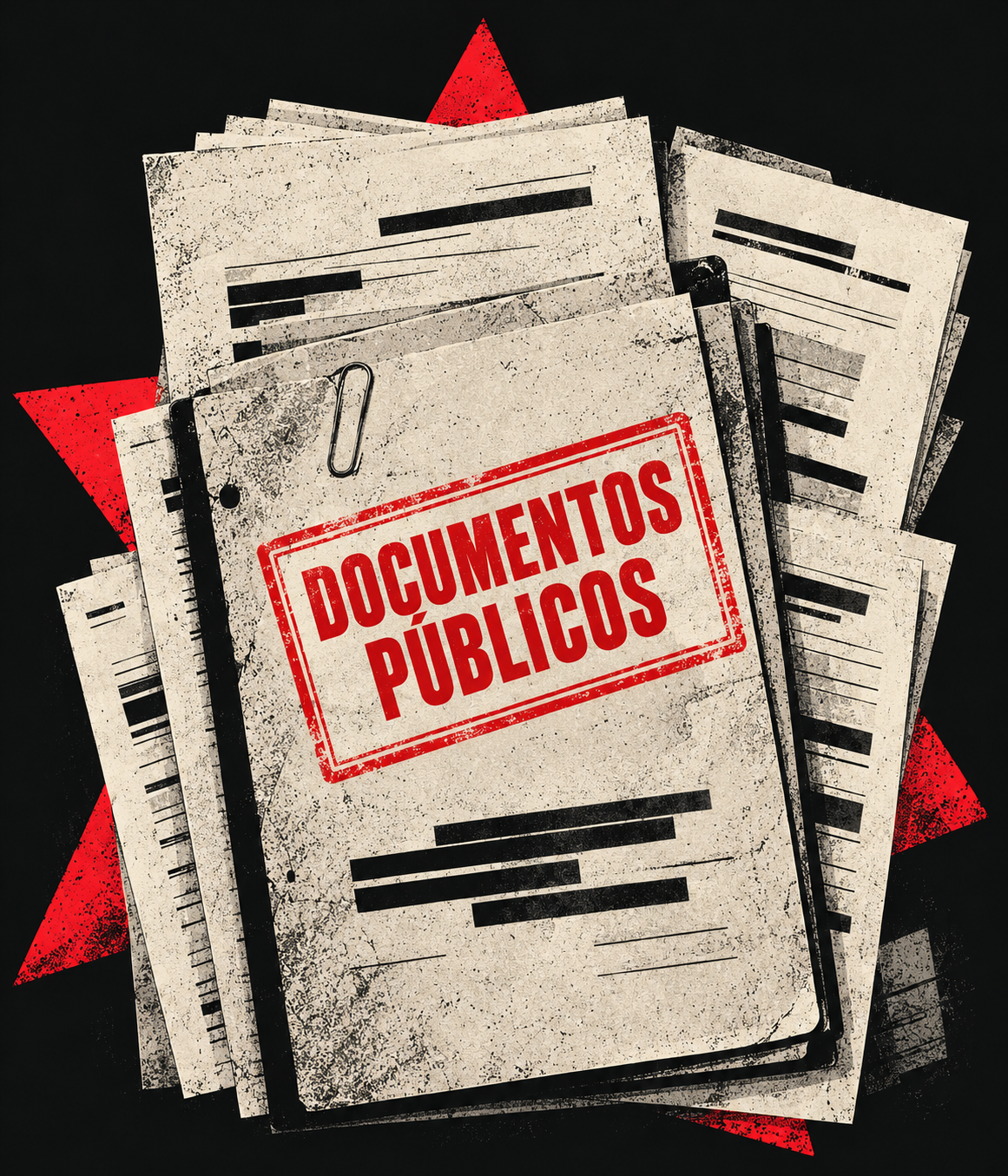 Ilustração editorial de documentos públicos